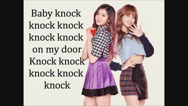 Twice Knock Knock Easy Lyrics نماشا