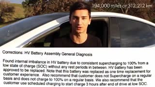 تسلا با کارکرد 724 هزار کیلومتر tesla model s