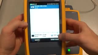 تست فلوک با تستر فلوک مدل DSX 8000 Cable Analyser