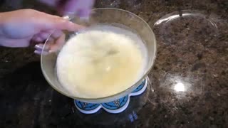 کیک سیب صبحانه بایک تخم مرغ