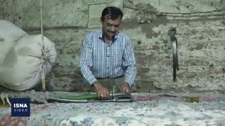 روگیری و پرداخت فرش در یزد؛ هنری رو به زوال