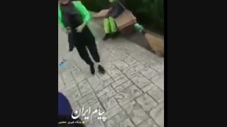 برخورد عجیب سحر قریشی با یه رفتگر