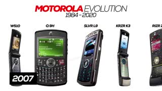 All Motorola Phones Evolution 1984-2020