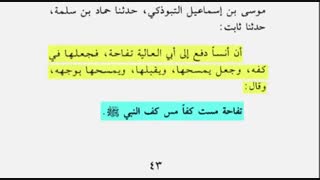 بوسیدن سیب و تبرک به سیب از جانب یک نفر تابعی به خاطر اینکه دست یک نفر صحابی آن سیب را لمس کرده بود