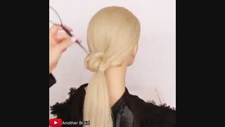 آموزش مدل مو دخترانه ضربدری ساده- مومیس مرجع و مشاور مو