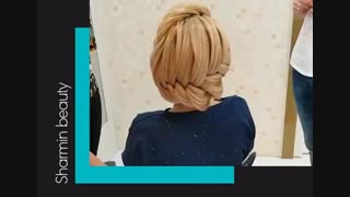 نحوه اجرای شینیون _ آموزشگاه آرایش و زیبایی شرمین