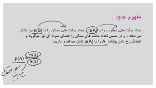 تدریس بخش سوم فصل هشتم(احتمال)