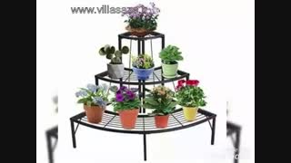 انواع استند گیاه زیبا فلزی برای داخل خانه