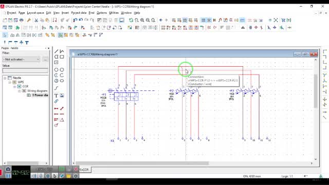 Eplan схема подключения кабеля