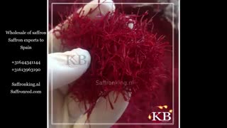 Saffron exports to Spain