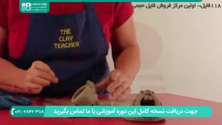 آموزش مجسمه سازی با گل رس و چوب