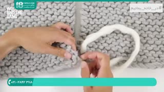 آموزش سبد تریکو طرح گل