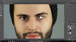 آموزش فتوشاپ : نحوه رتوش حرفه ای عکس به روش فرکانسی و ایجاد کچ لایت و آرایش صورت ، قسمت سوم