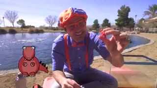 Blippi Dinosaur Surprise Egg Hunt | Dinosaurs for Kids