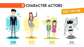 دانلود رایگان کیت عظیم افترافکت ساخت کاراکتر