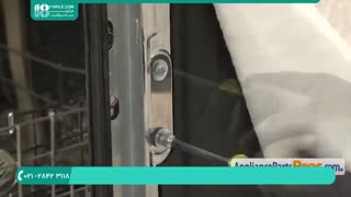 تعمیر ظرفشویی - تعویض مجمع چرخ ریل های قفسه ها