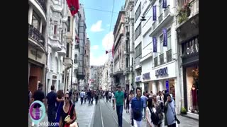 خیابان استقلال استانبول | استانبول گردی با پین تاتی