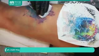 تتو واترکالر-طرح لاکپشت 02128423118