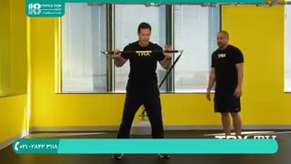 آموزش تی آر ایکس-تمرین بالا تنه و پایین تنه