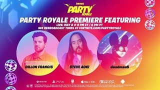 کنسرت بی نظیر Dillon Francis و Steve Aoki و Deadmau5 در بازی فورتنایت