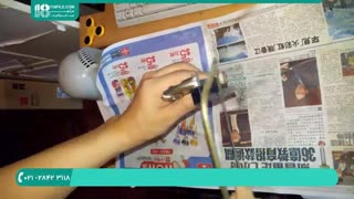 پنکه سقفی ( تعمیر کندی حرکت تیغه پنکه )