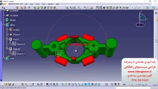 طراحی سیستم راهگاهی در کتیا