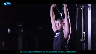 پشت بازو سیمکش طناب از پشت