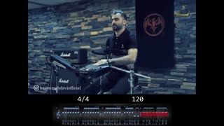 اجرای ریتم لاتین Cha cha cha با پرکاشن هندسونیک توسط حسن مهدوی