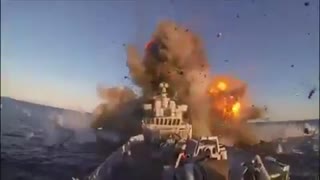فیلم لحظه شلیک موشک و اصابت به ناوچه کنارک