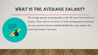 UK Quantity Surveying Salary