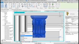 کابینت کلاسیک در رویت  آرکیتکچر قسمت 4 تبدیل آبجکت مکس به رویت - محمد طاهری نژاد