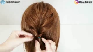 آموزش شینیون مو سریع