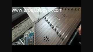 نحوه اجرای نت زینت در سنتور