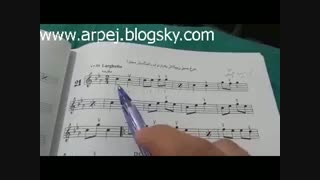 مرغ سبززیبا از کتاب شیوه سنتور نوازی- مرحله دوم نت خوانی