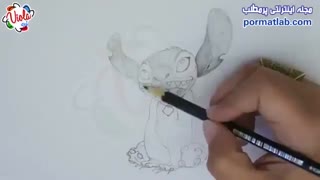 آموزش طراحی کوالا با مداد سیاه