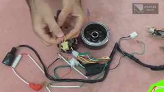 آموزش سیم کشی مدار شارژ موتورسیکلت