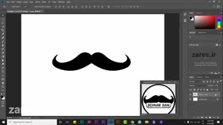 طراحی لوگو بهنام بانی در فتوشاپ