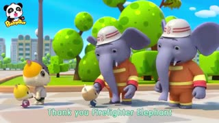 Super Fire Truck Rescues City | Fire Safety | Vehicles for Children | Nursery Rhymes | BabyBus