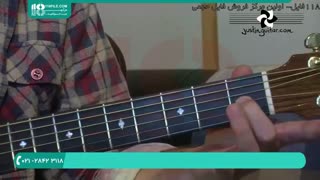 آموزش گیتار -گرفتن آکورد ماژور و مینور