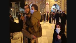 'گزارش ویدیویی  از حس وحال مردم آستانه اشرفیه درشب های قدر