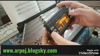 ربابه جان از کتاب شیوه سنتور نوازی... اجرای نت