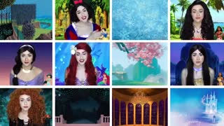 اجرای آهنگ‌های پرنسس‌های دیزنی