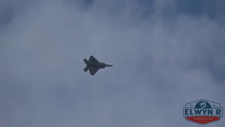 Awesome F-22 Raptor Falls/freefall from sky in full control 4K