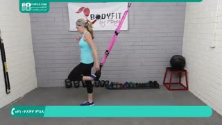 تی آر ایکس در خانه - تعادل پایین تنه