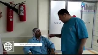 فیلم وضعیت بیمار بعد از جراحی تومور وسیع مغزی