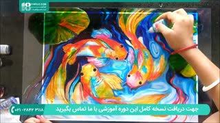 آموزش هنر ویترای | نقاشی روی شیشه 02128423118