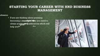 HND business Management