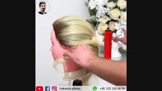 آموزش مدل مو دخترانه مجلسی تاپ- مومیس مرجع و مشاور مو