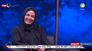 احساساتی شدن سپیده خداوردی روی آنتن زنده تلوزیون