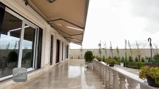 سایبان برقی بازویی برزن